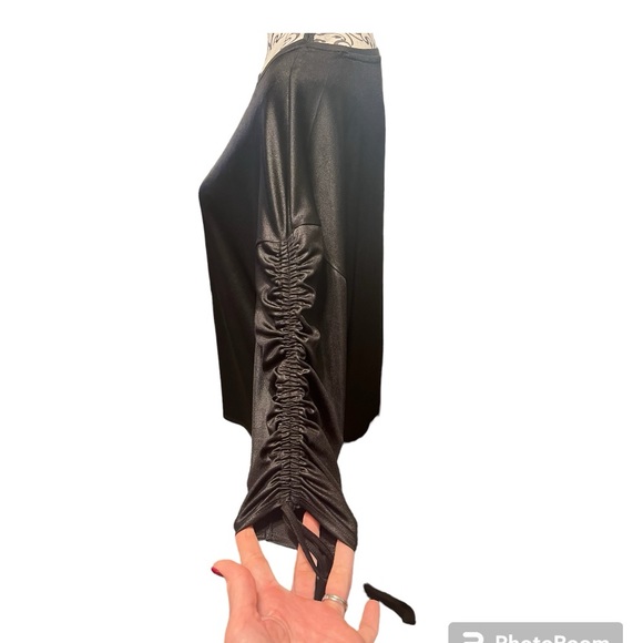 Elegant Black Blouse with Shiny Accents - Versatile Chic for Any Occasion! EUC - Picture 8 of 13